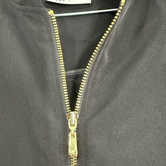 Susan Graver stretch woven bomber jacket 1x - Picture 6 of 9